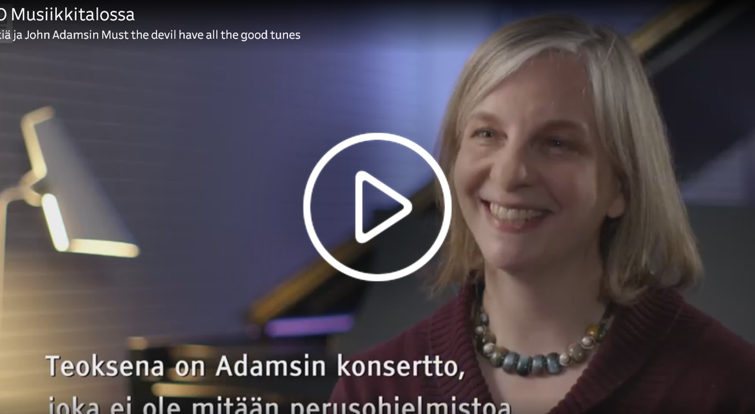 Orli Shaham’s interview on Finnish TV